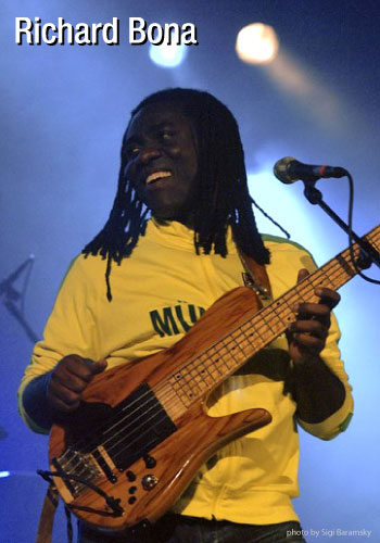Bassist Richard Bona endorses MusicCord power cords comments they allow all frequencies to have the same presence - Essential Sound Products