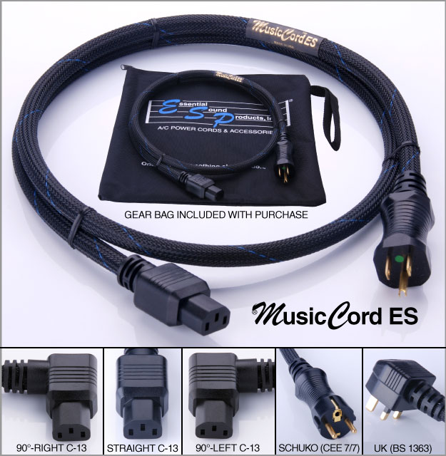 MusicCord ES Power Cord