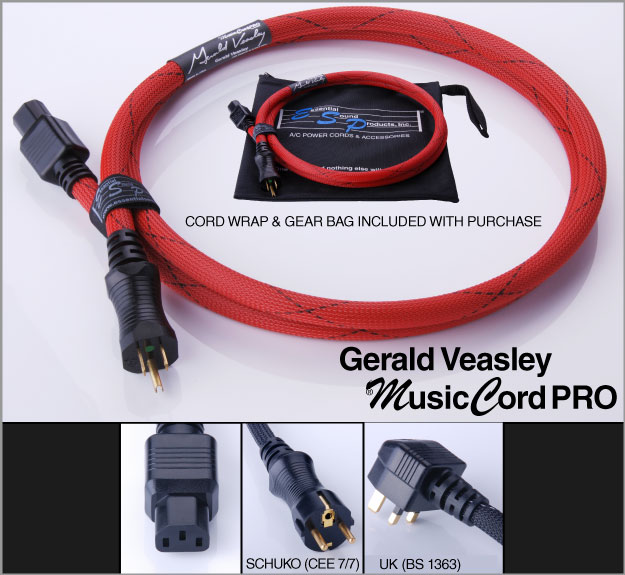 Gerald Veasley Signature MusicCord-PRO Power Cord