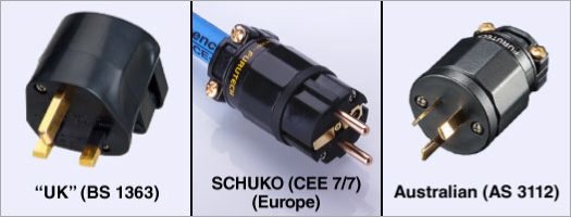The Essence International Plug Options - Essential Sound Products 
